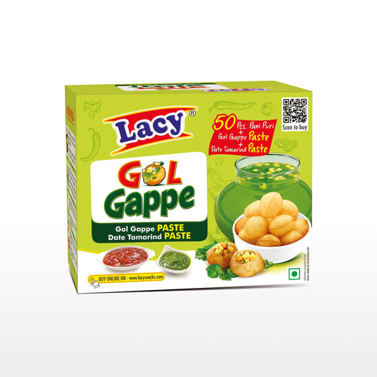 Lacy Golgappe 200g (50 Pcs Pani Puri Kit)