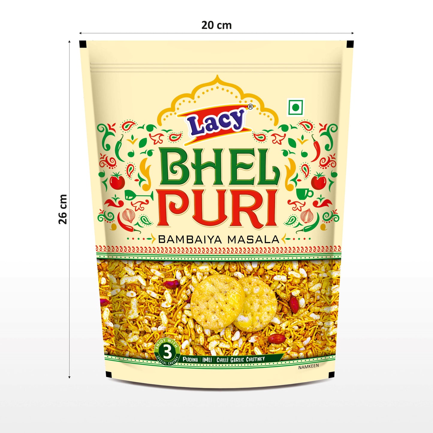 Lacy Bhelpuri (Bambaiya Masala)