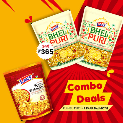 2 Bhelpuri + Kaju Dalmoth