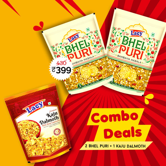 Kaju Dalmoth & Bhelpuri 2 Packets