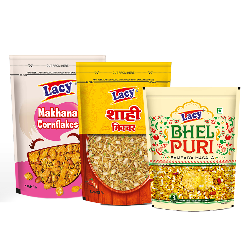 Makhana Cornflakes, Shahi Mixture & Bhelpuri